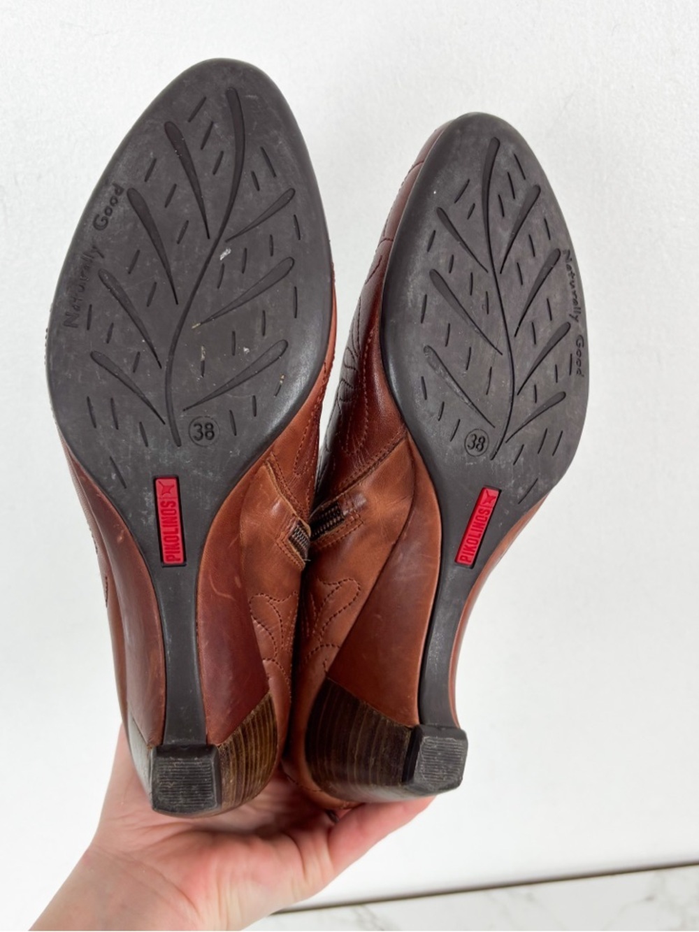 Pikolinos Cuero Embroidered Leather Booties Sz 38 (7.5) - Picture 10 of 11